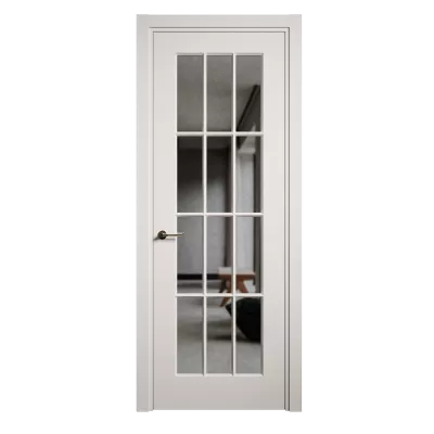 дверь СИТИДОРС мод. Олимп-2 со стеклом Эмаль RAL 9003